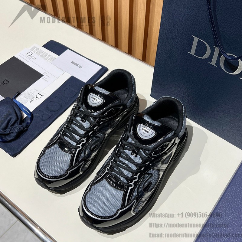 DIOR B30 Black Grey Men’s Luxury Designer Sneakers DIOR B30 Black Grey Sneakers 3SN279ZEH H981 Luxury Mesh and Calfskin Shoes