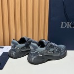 DIOR B30 Black Grey Men’s Luxury Designer Sneakers DIOR B30 Black Grey Sneakers 3SN279ZEH H981 Luxury Mesh and Calfskin Shoes