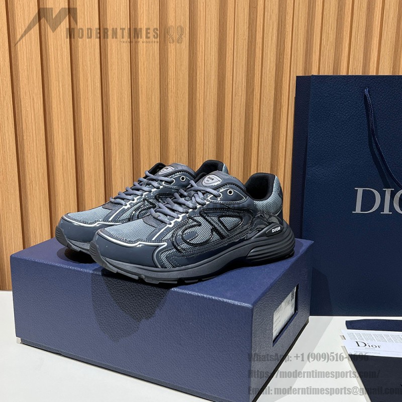 DIOR B30 Black Grey Men’s Luxury Designer Sneakers DIOR B30 Black Grey Sneakers 3SN279ZEH H981 Luxury Mesh and Calfskin Shoes