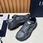 DIOR B30 Black Grey Men’s Luxury Designer Sneakers DIOR B30 Black Grey Sneakers 3SN279ZEH H981 Luxury Mesh and Calfskin Shoes