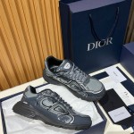 DIOR B30 Black Grey Men’s Luxury Designer Sneakers DIOR B30 Black Grey Sneakers 3SN279ZEH H981 Luxury Mesh and Calfskin Shoes