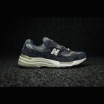 New Balance M992GG Navy Blue & Dark Grey Lifestyle Running Shoes New Balance M992GG Navy Blue and Dark Grey Sneakers Front View