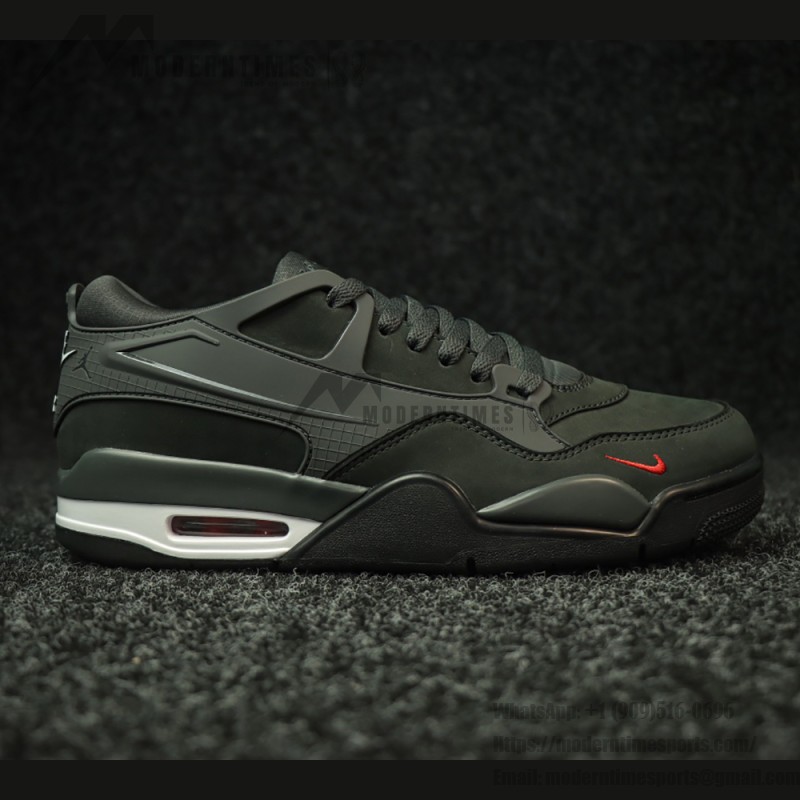Air Jordan 4 RM x Nigel Sylvester "Driveway Grey" HF4334-004 collaborative low-top sneakers in grey