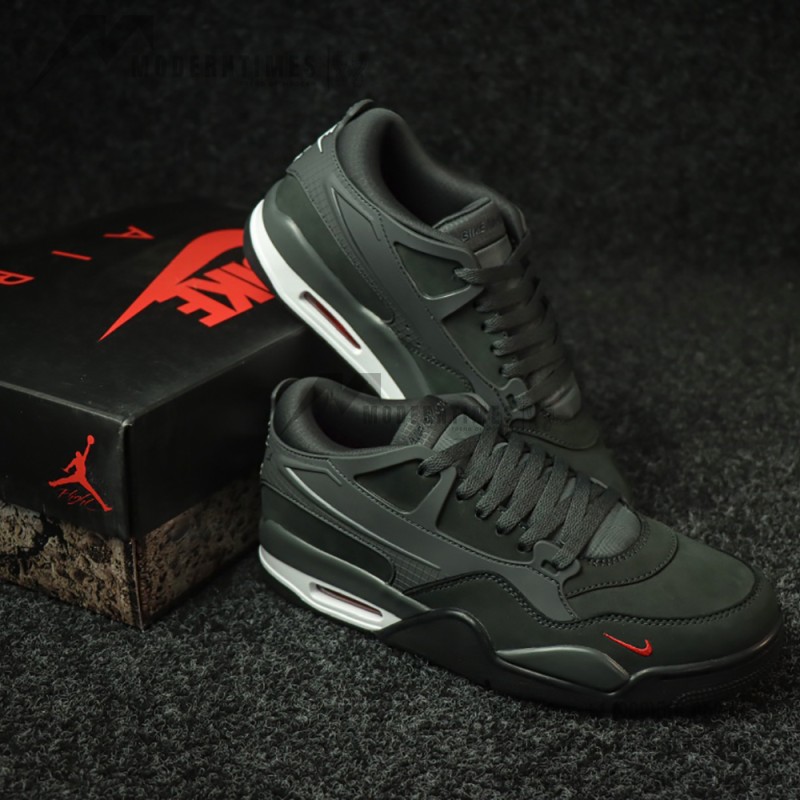Air Jordan 4 RM x Nigel Sylvester "Driveway Grey" HF4334-004 collaborative low-top sneakers in grey