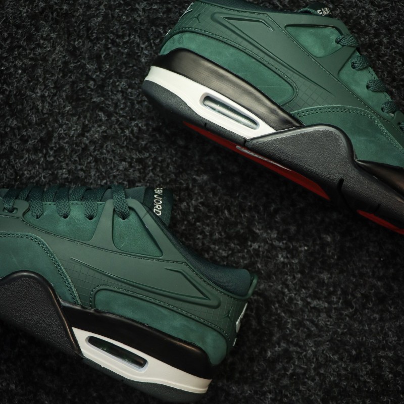 Air Jordan 4 x Nigel Sylvester "Pro Green" HF4334-300 low-top sneakers in forest green
