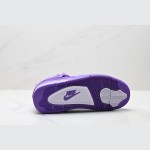 Nigel Sylvester x Air Jordan 4 Purple Men's and Women's Shoes Side View