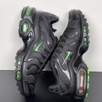 Nike Air Max Plus DM0032-024 Black Green Strike TN sneakers for neon techwear streetwear outfits