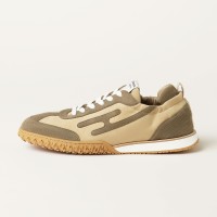 HERMES Jet Sneakers H242925ZH5K410 Beige Lin Vert Toundra – Luxury Designer Low-Top Sneakers