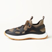 HERMES Katana Sneakers H251981ZHX3420 Étoupe Noir – Men’s Luxury Designer Sport Sneakers