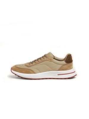 Loro Piana Week End Walk Sneaker FAP9780-H785 Beige Leather Shoes – Luxury Comfort for Everyday Wear