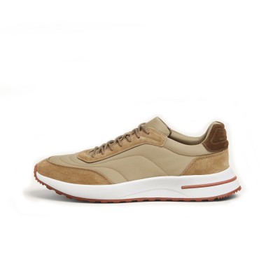 Loro Piana Week End Walk Sneaker FAP9780-H785 Beige Leather Shoes – Luxury Comfort for Everyday Wear