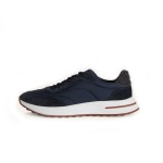Loro Piana Week End Walk Sneaker FAP9780-W000 Navy Blue Suede Sneakers Loro Piana Week End Walk Sneaker FAP9780-W000 Navy Blue Suede Sneakers Front View