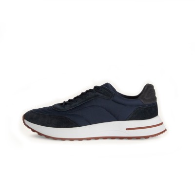 Loro Piana Week End Walk Sneaker FAP9780-W000 Navy Blue Suede Shoes – Luxury Comfort for Everyday Wear