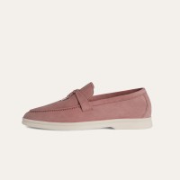 Loro Piana サマーチャームズ ウォーク ローファー FAE5444-30AT 花咲く桜 女性用 コンフォートフラットシューズ｜高級デザイナーシューズ