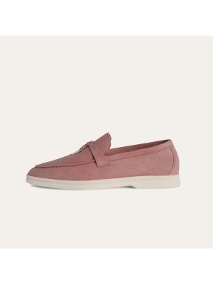 Loro Piana サマーチャームズ ウォーク ローファー FAE5444-30AT 花咲く桜 女性用 コンフォートフラットシューズ｜高級デザイナーシューズ