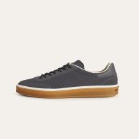 Loro Piana テニス ウォーク スニーカー FAO8505-md84 | 深灰色の高級快適な靴