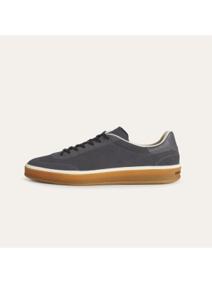 Loro Piana テニス ウォーク スニーカー FAO8505-md84 | 深灰色の高級快適な靴