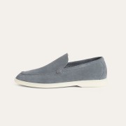 Loro Piana Summer Walk Loafer FAE8124-60JF Frozen Blue | Unisex Designer Comfort Shoes