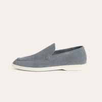 Loro Piana Summer Walk Loafer FAE8124-60JF Frozen Blue | Unisex Designer Comfort Shoes
