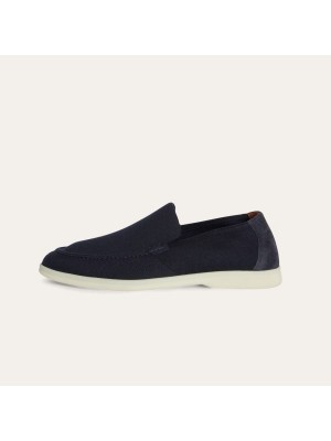Loro Piana Summer Knitted Walk FAM1581-W000 Men – Navy Blue Luxury Casual Shoes