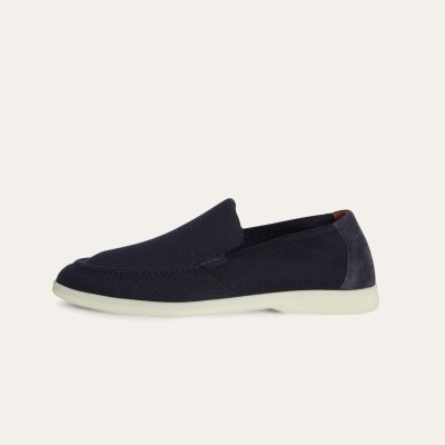 Loro Piana Summer Knitted Walk FAM1581-W000 Men – Navy Blue Luxury Casual Shoes