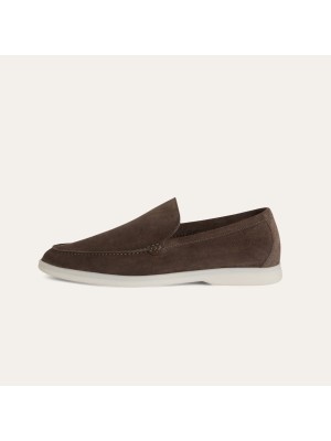 Loro Piana Summer Walk Loafer FAE8124-MD84 Warm Gray | Unisex Designer Comfort Shoes